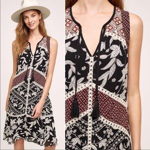 Florear glasslands embroidered midi boho dress